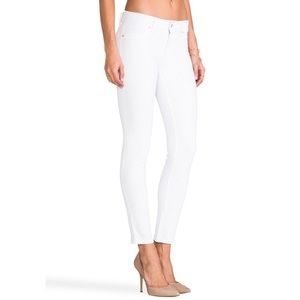 DL1961 Premium Denim White Emma Legging Jeans 4 way Stretch 360 D Comfort, 29